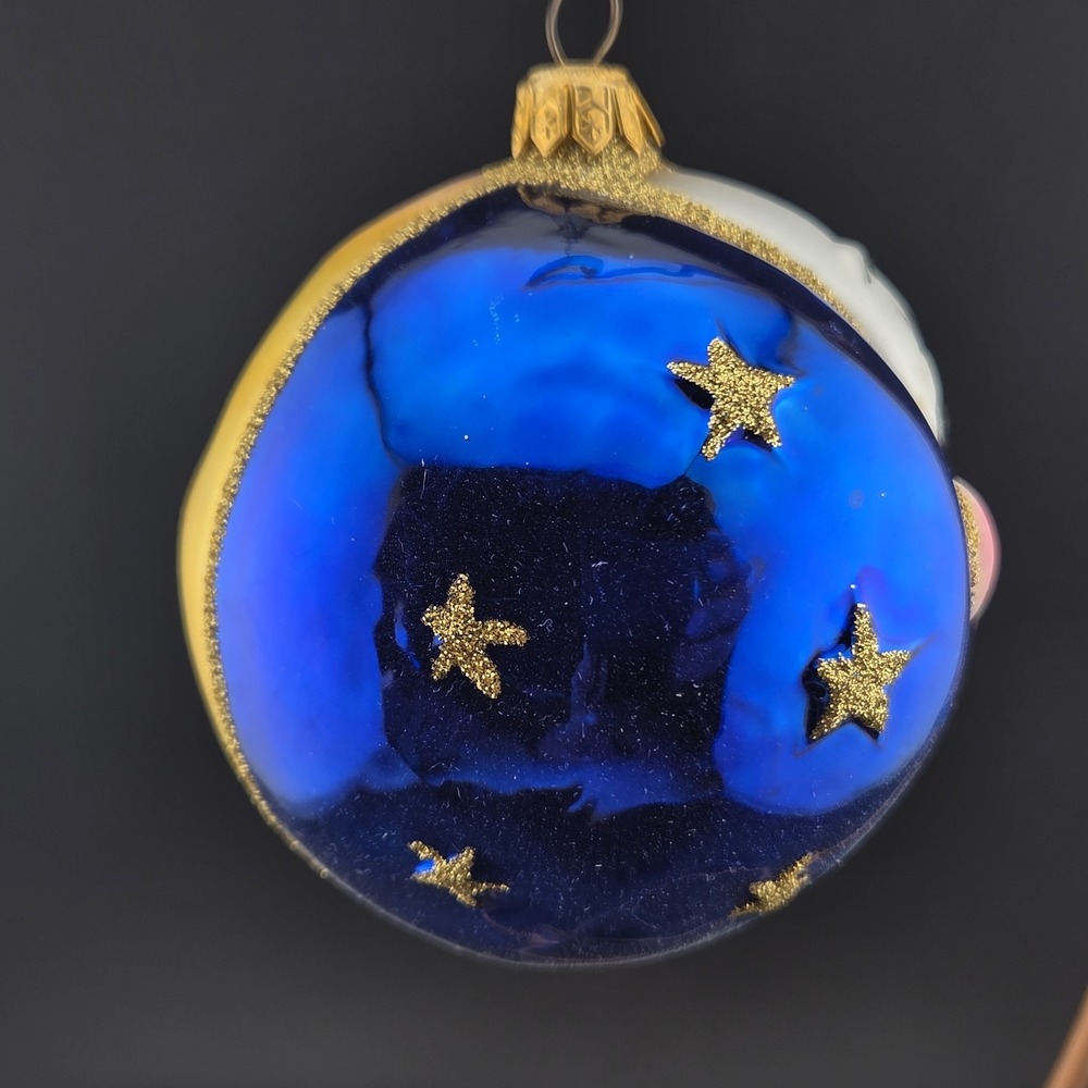 Kurt S. Adler Polonaise Goodnight Day Sun Moon Hand Blown Christmas Ornament - Picture 3 of 7